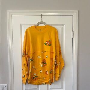 Disney Vibrant Orange Bird Spirit Jersey SZ Large